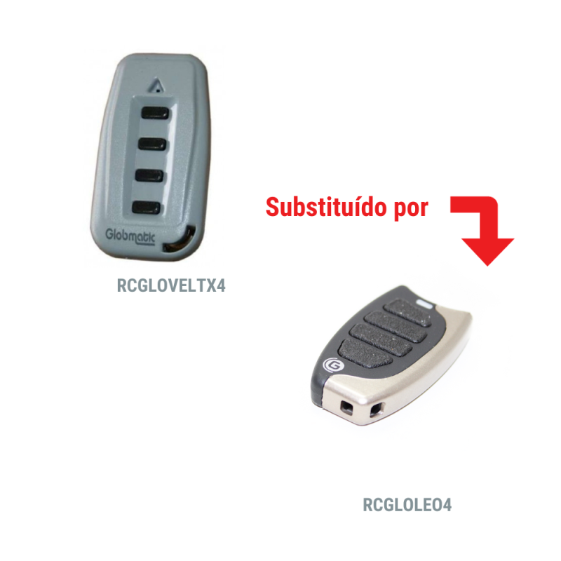 Comando GLOBMATIC Vella TX4 - Substituído por RCGLOLEO4