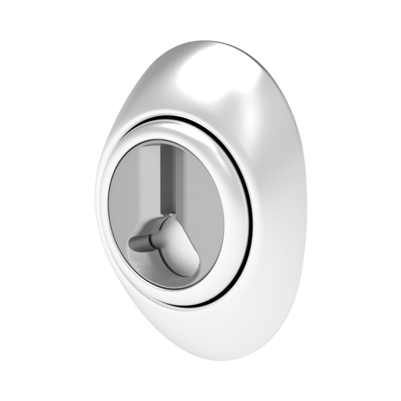 Escudo Mottura magnético de palhetão c/3 chaves, cromado