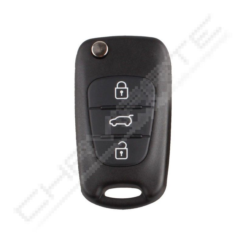 Comando Hyundai flip Três Botões - I30 Id 60