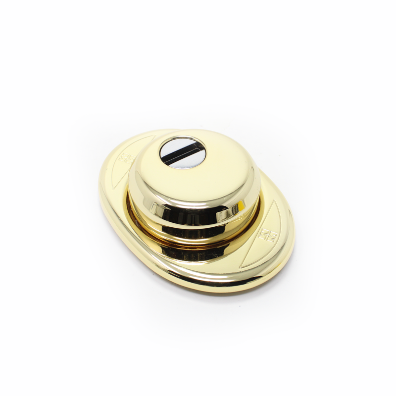 Escudo de segurança Mottura dourado, 50 mm