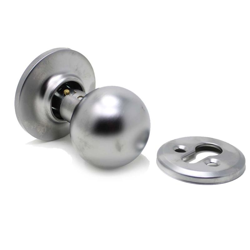 Puxador redondo Tesa 3934, rotativo, cromado