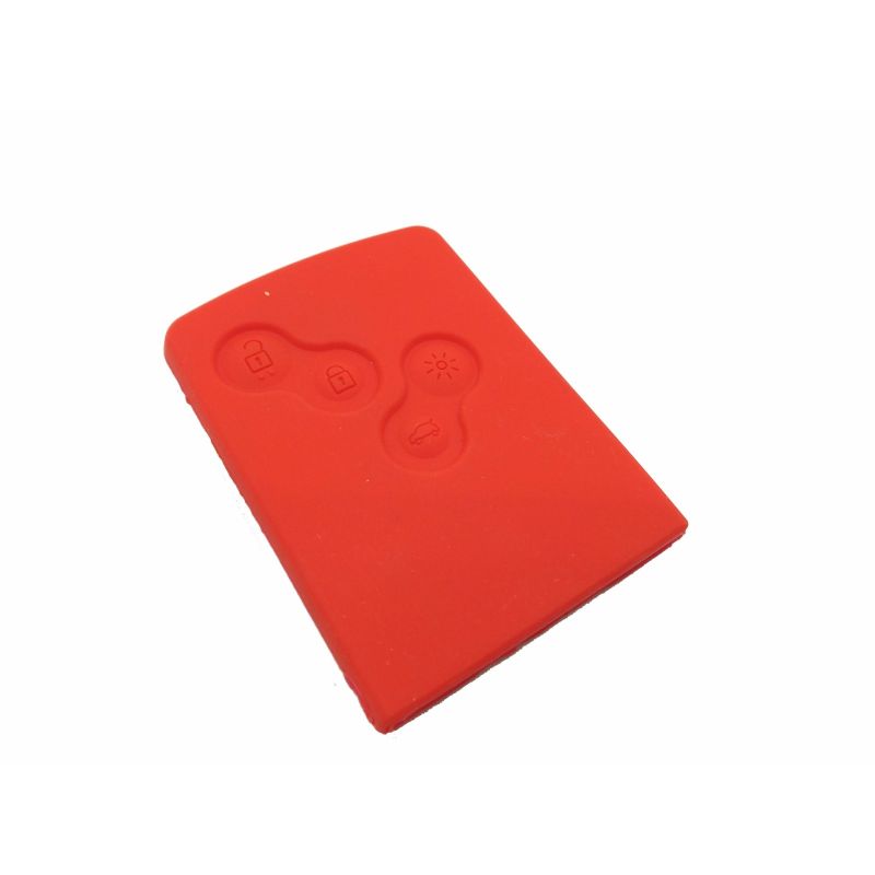 Capa silicone Renault, quatro botões, vermelho