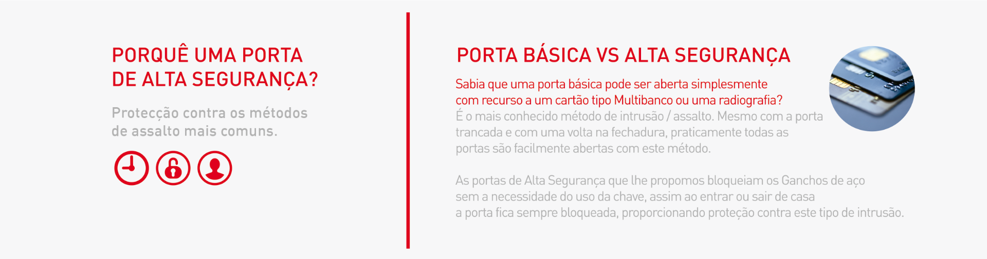 Porque uma porta de alta seguran&ccedil;a